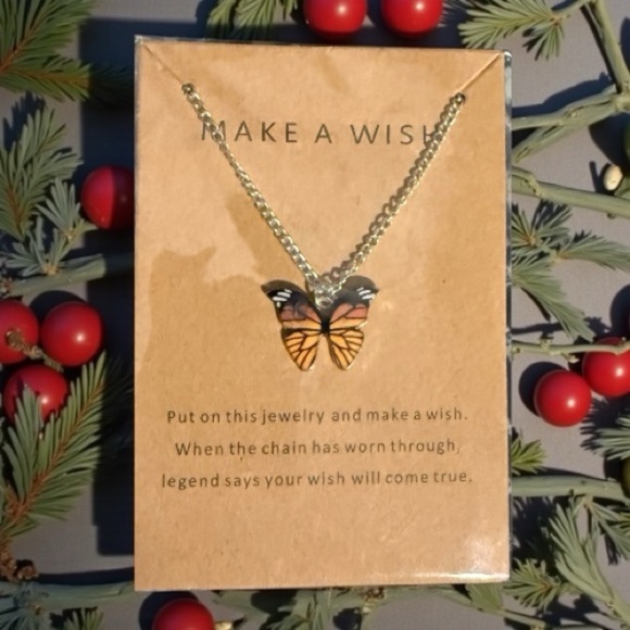 Unbranded Jewelry - Make A Wish Butterfly Necklace